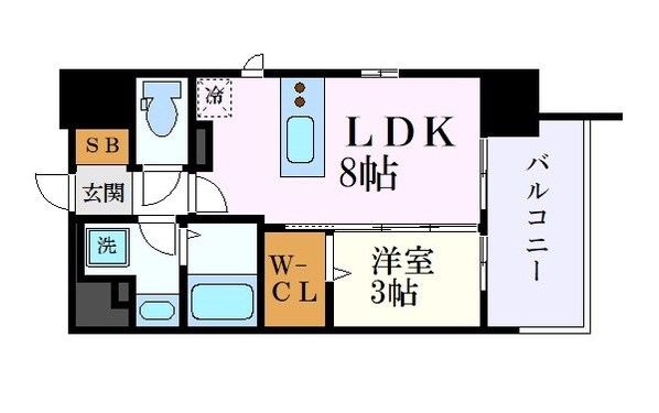 デュオフラッツ栄の物件間取画像